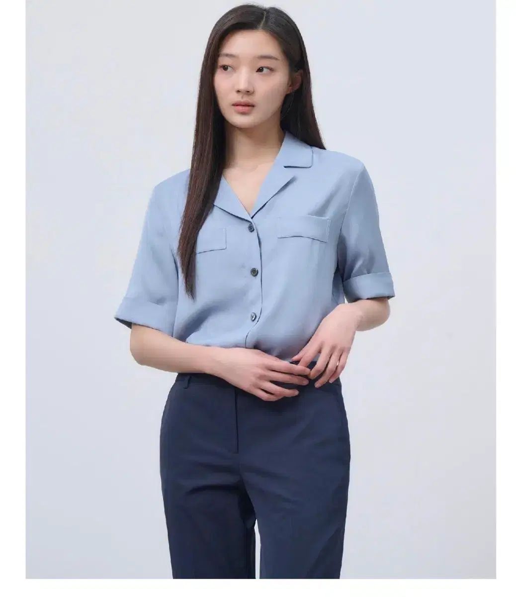 BEAN POLE ビーンポール 半袖 ブラウス 24年