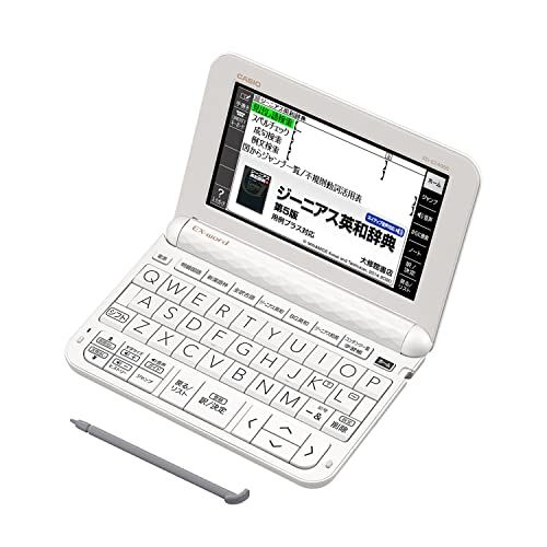 カシオ 電子辞書 エントリーモデル エクスワード XD-EZ4000 10コンテンツ ホワイト/