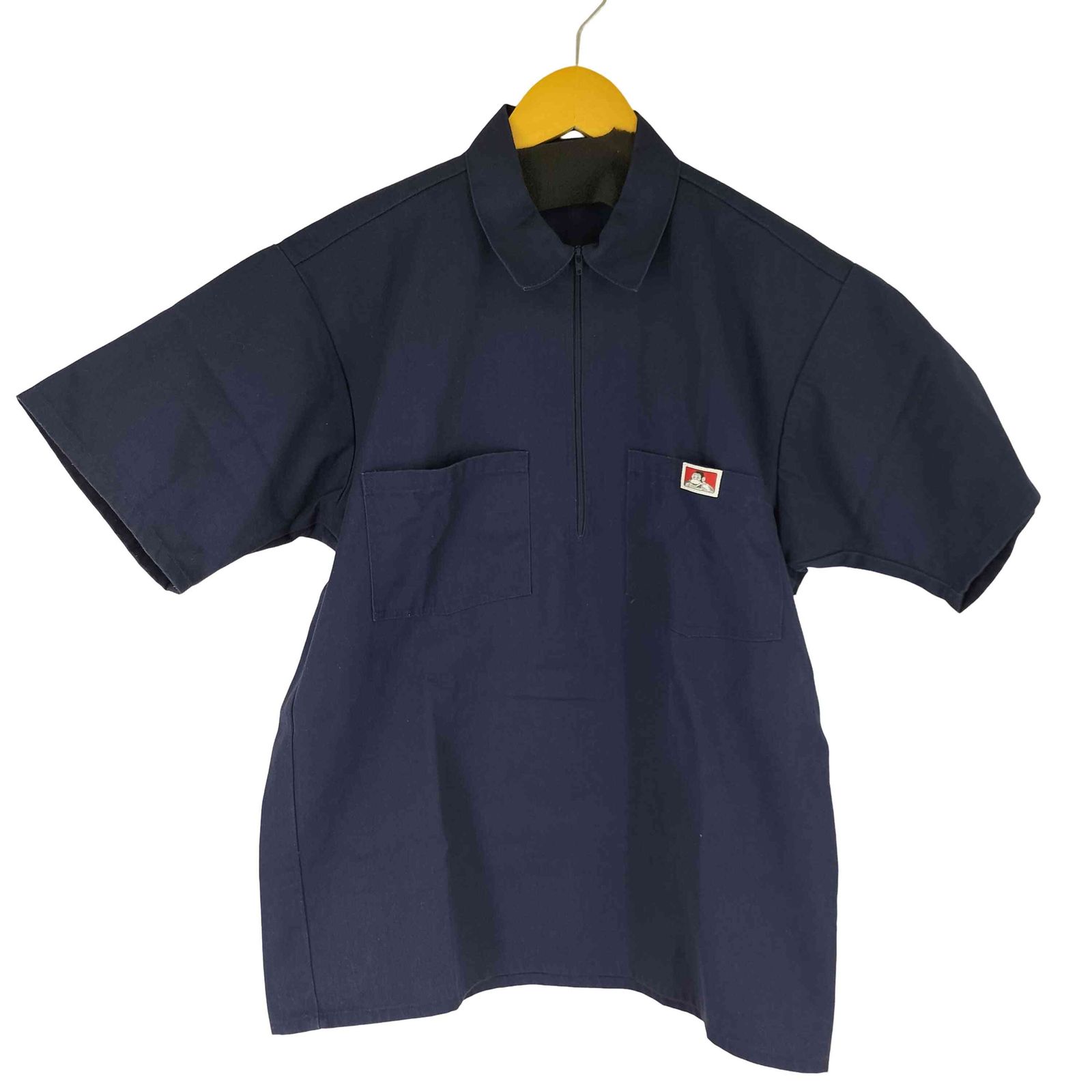 ベンデイビス BEN DAVIS 90s USA製 プルオーバー ワークシャツ メンズ