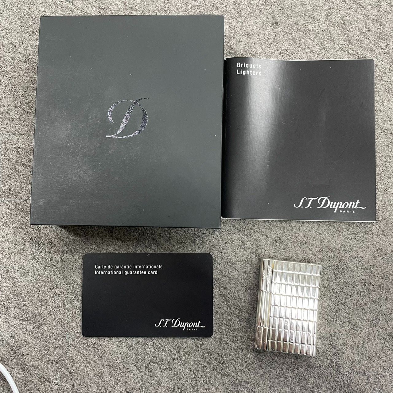 S.T.Dupont デュポン ガスライター 箱付き ギャッツビー インターセク 