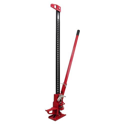 WEIMALL ファームジャッキ 耐荷重3t 48インチ 車 タイガー ハイ アップ オフロード 抜根 ウインチファーム ハイリフト 3トン (48インチ,レッド） AT054J48kk 97857991