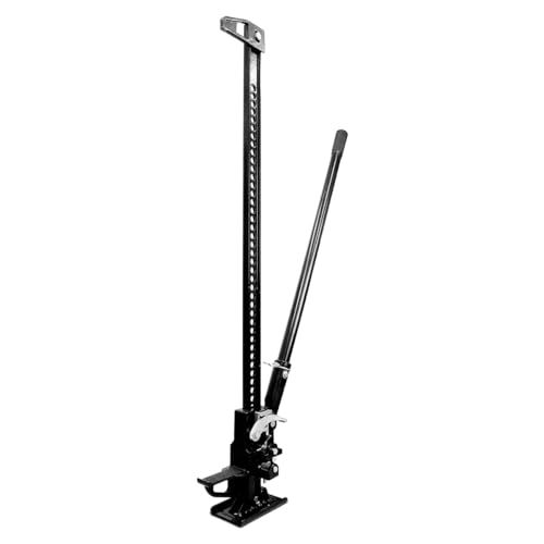WEIMALL ファームジャッキ 耐荷重3t 48インチ 車 タイガー ハイ アップ オフロード 抜根 ウインチファームジャッキ ハイリフト 3トン (48インチ,ブラック） AT054J48BKkk c11335b9