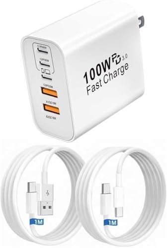 タイプc 充電器 USB Type-C 合計 PD100W 急速充電 GaNIII技術対応 USB-A & Type-C コンセント式電源アダプター 搭載 MacBook//Surface/iPad/PC/iPhone 17air/pro m 904f99ba