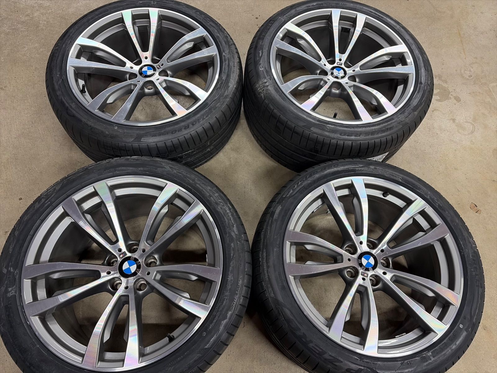 BMW X5 F15 X6 F16 純正品　ピレリ新品　ランフラット付　20インチ　4本セット