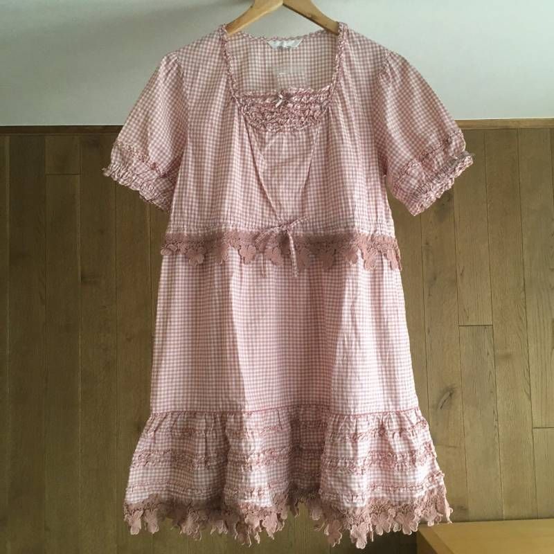 極美品　PINK HOUSEピンクハウス　ピコフリル　ワンピース