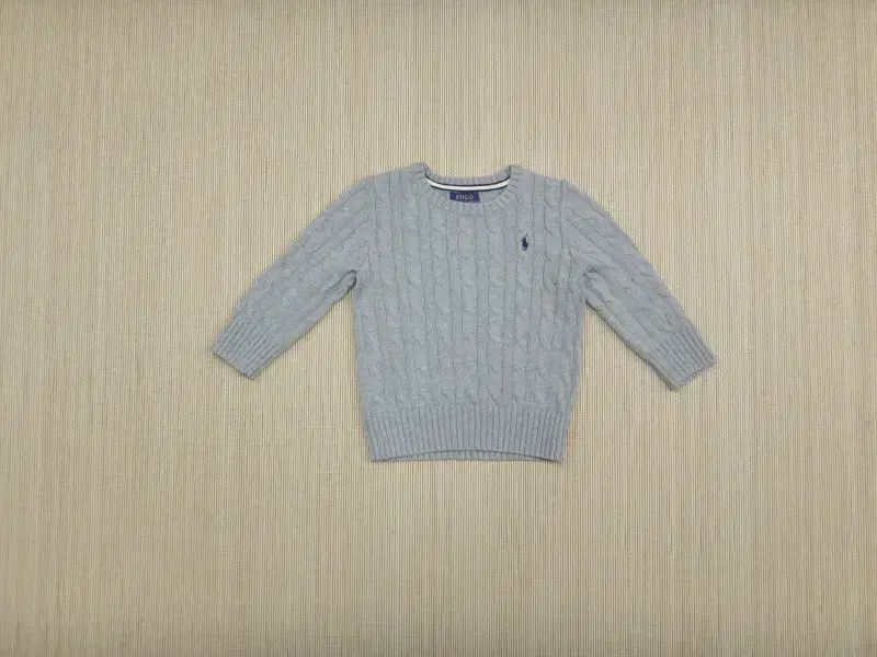 (2T) ポロキッズ ケーブル編み ケーブル ラウンドネック ニット 4,836円