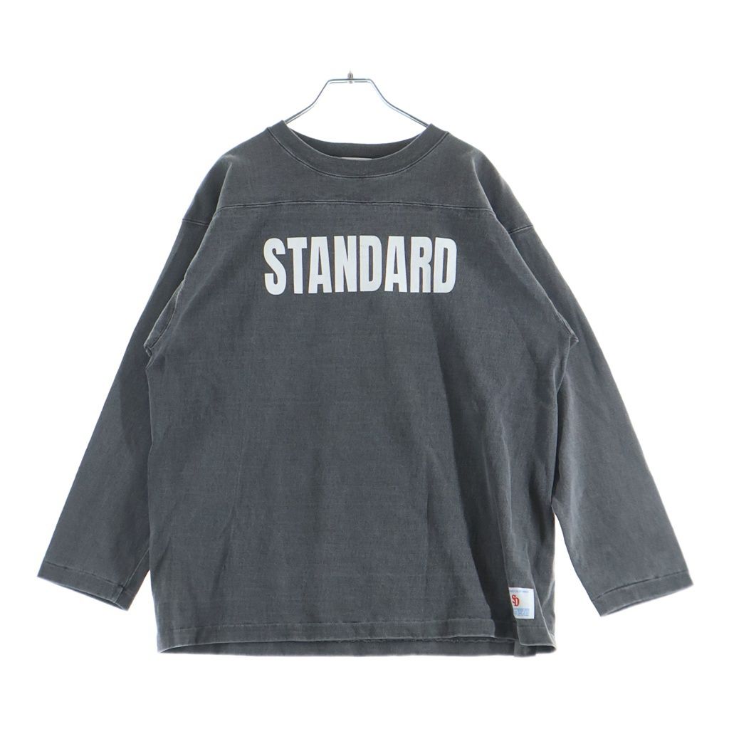 STANDARD CALIFORNIA (スタンダード カリフォルニア) Heavyweight Football ヘビーウェイト フットボール 長袖Tシャツ グレー