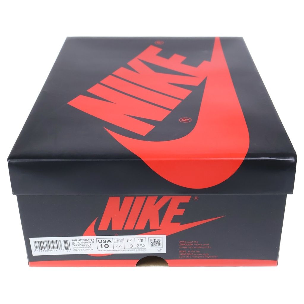 NIKE (ナイキ) AIR JORDAN 1 RETRO HIGH OG エアジョーダン1 レトロ ネクストチャプター ハイカットスニーカー レッド/ホワイト US10/28cm DV1748-601