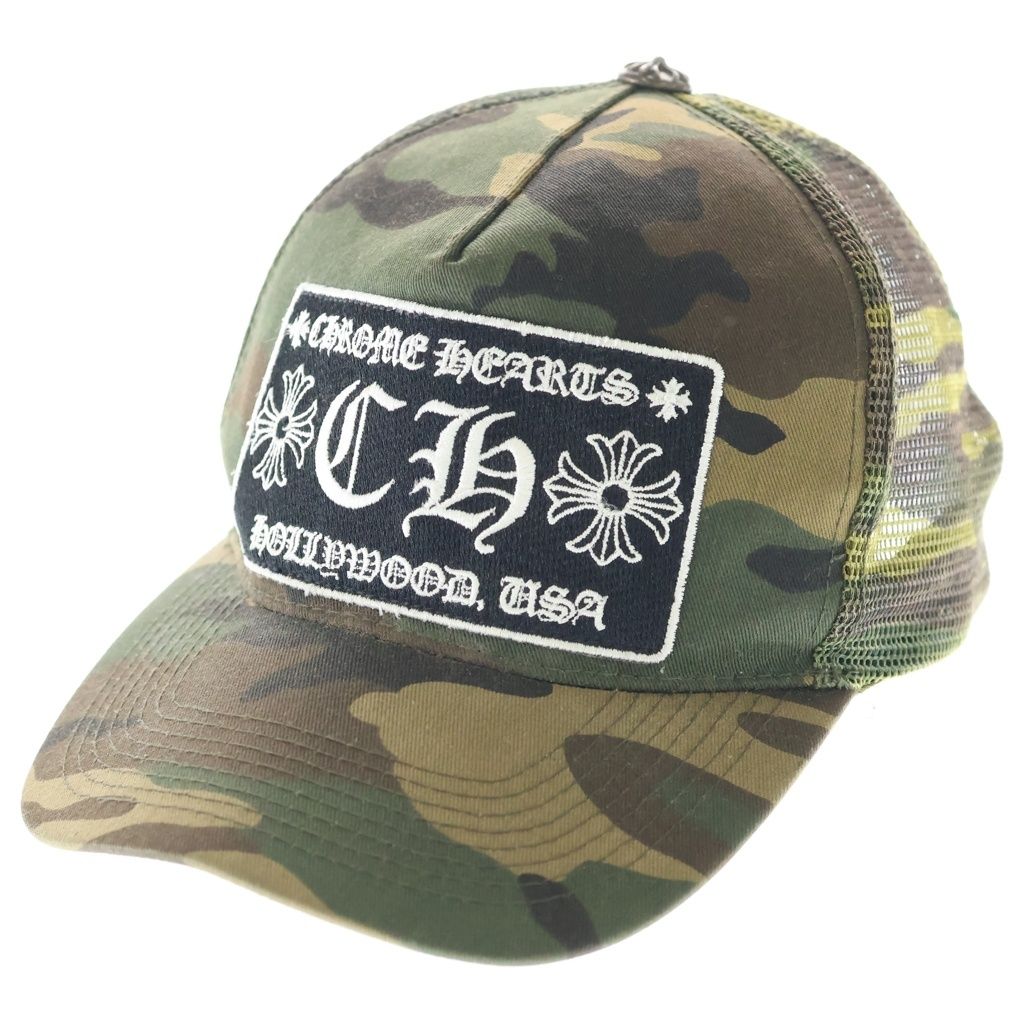 CHROME HEARTS (クロムハーツ) TRUCKER CAP デニムトラッカー ホース