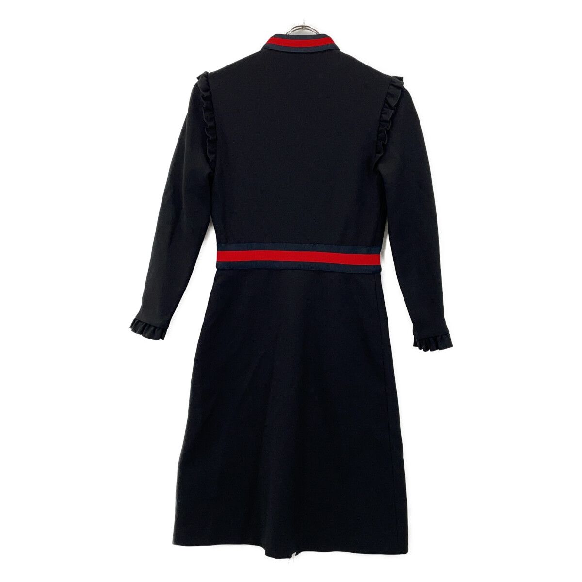 GUCCI グッチ 457032 ブラック フロントZIP シェリーボウタイ