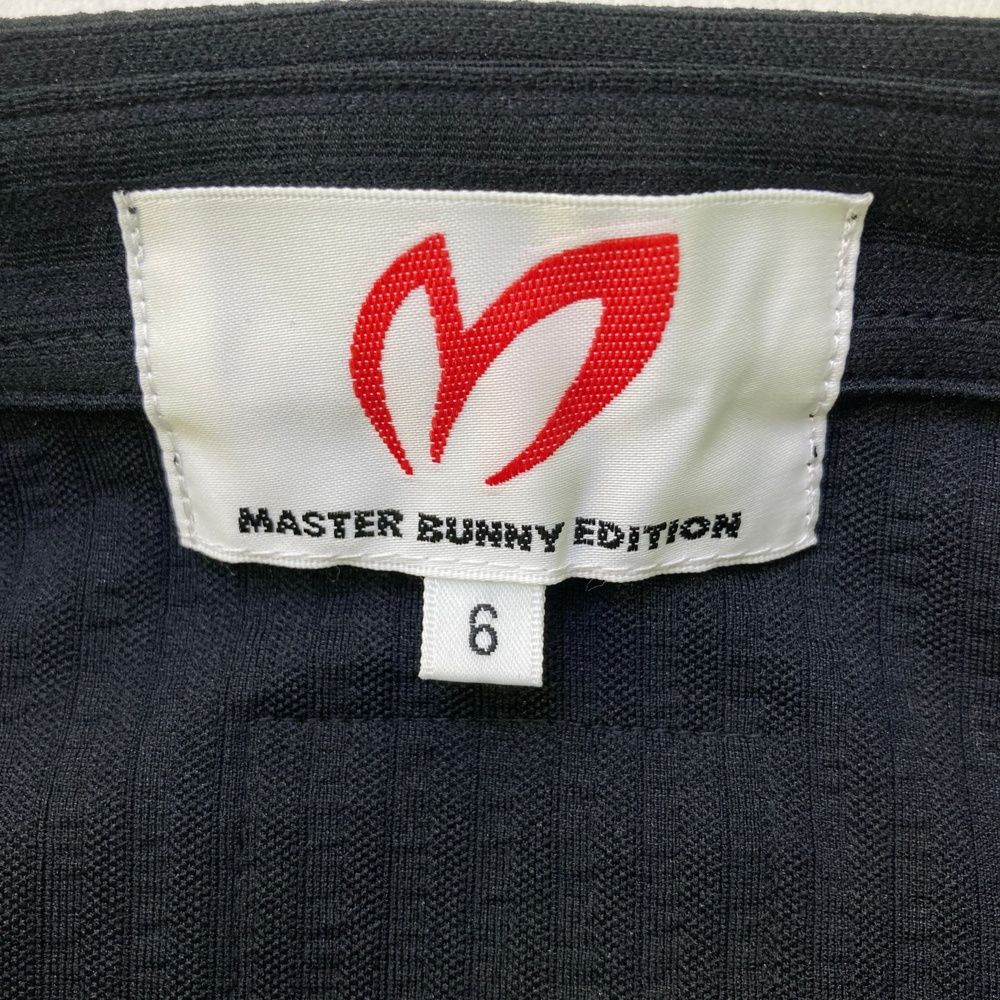 サイズ：6 MASTER BUNNY EDITION マスターバニーエディション 15周年 2025年モデル 半袖ポロシャツ ブラック系 [240101674354] ゴルフウェア メンズ ストスト