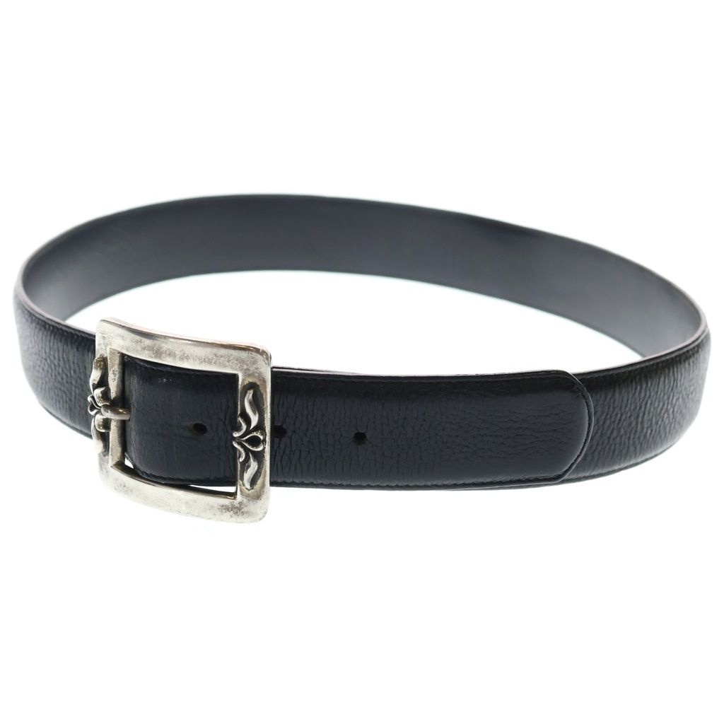 CHROME HEARTS (クロムハーツ) BLT OTJ OTJバックル レザーベルト シルバー