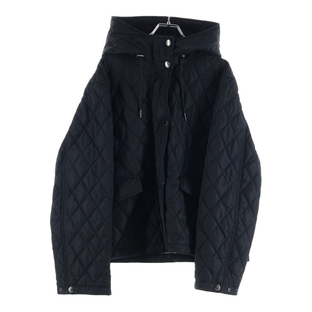 BURBERRY (バーバリー) ノバチェック キルティングジャケット ブラック #L