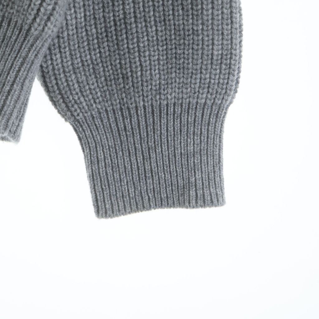 MACKINTOSH (マッキントッシュ) ×BATONER バトナー カシミヤニット 長袖カーディガン グレー MACKINTOSH (マッキントッシュ) ×BATONER バトナー カシミヤニット 長袖カーディガン グレー