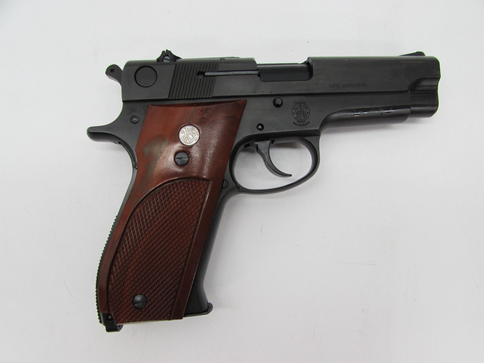 SPG規格 MFG MARUSHIN マルシン Smith & Wesson スミスウィルソン S＆W モデルガンMODEL39-2 シリンダー封鎖 保管Q1
