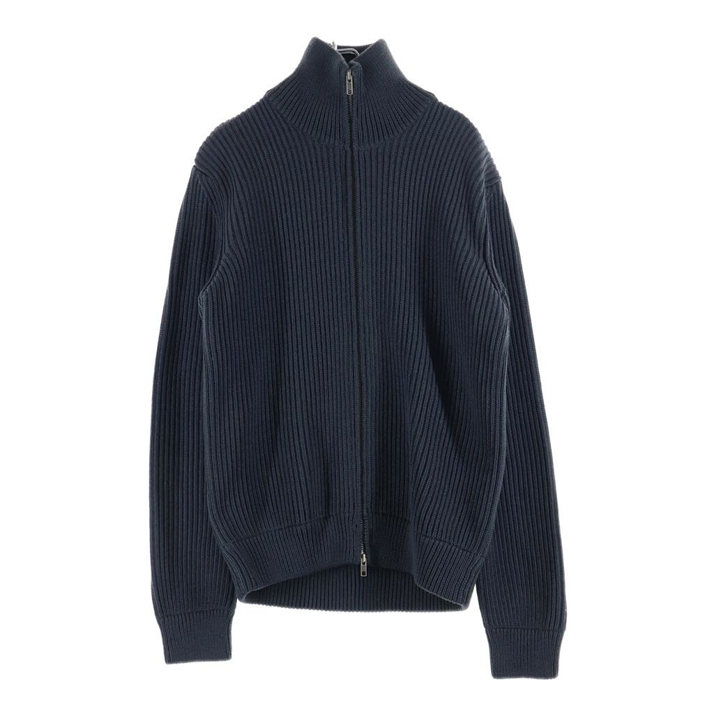Maison Margiela (メゾンマルジェラ) 07AW ここのえ期 Drivers Knit ドライバーズニット ジップアップウールニットセーター グレー