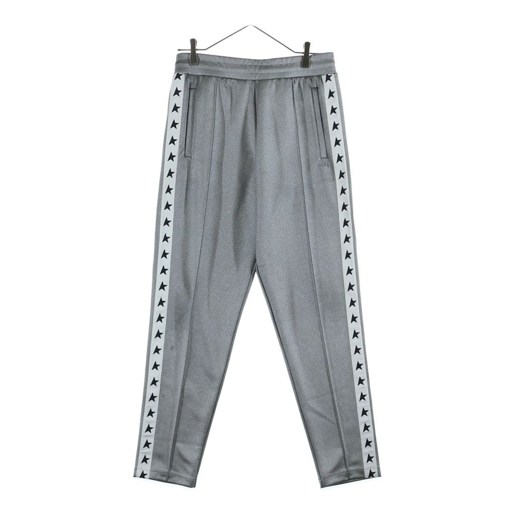 GOLDEN GOOSE DELUXE BRAND (ゴールデングースデラックスブランド) Star Jogger Pants スタープリント ジョガーパンツ シルバー GMP00877