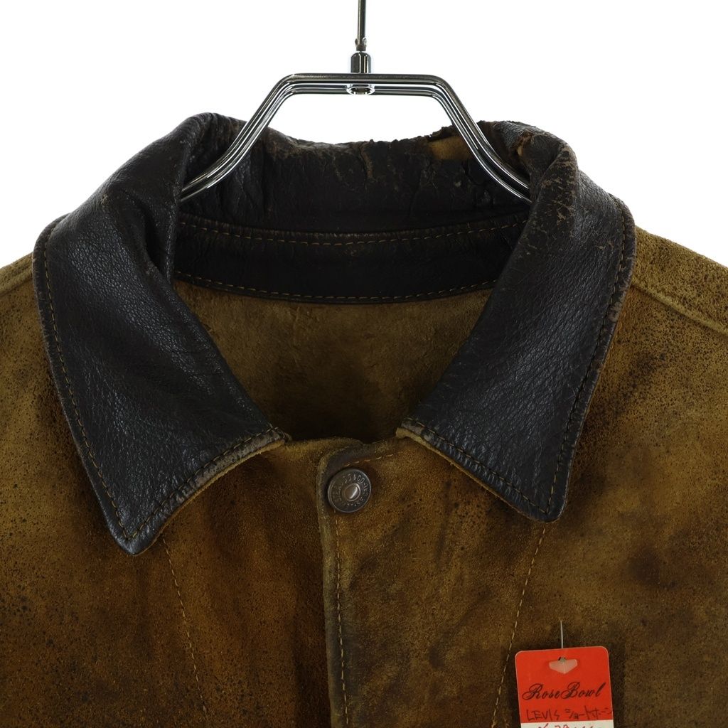 Levi's (リーバイス) 50S Short Horn Suede Lether Jacket ショート
