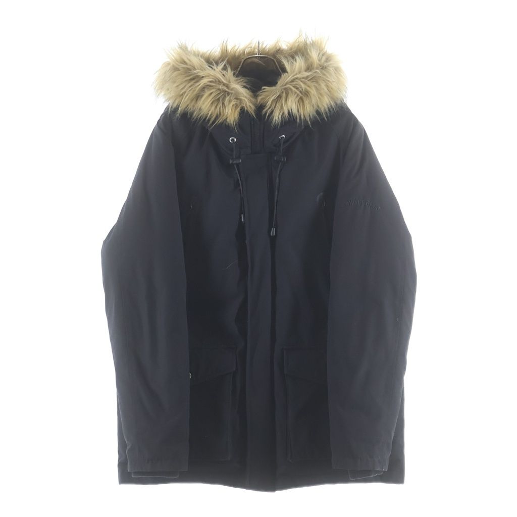 SCHOTT (ショット) HOODED DOWN JACKE フーデッド ダウン ジャケット ブラック