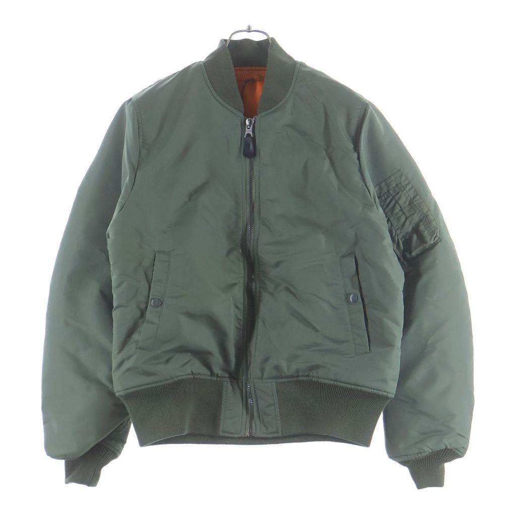 WIND AND SEA (ウィンダンシー) 19AW WDS REVERSIBLE MA-1 ロゴ リバーシブル MA-1 フライトジャケット カーキ/オレンジ WDS-19A-JK-07