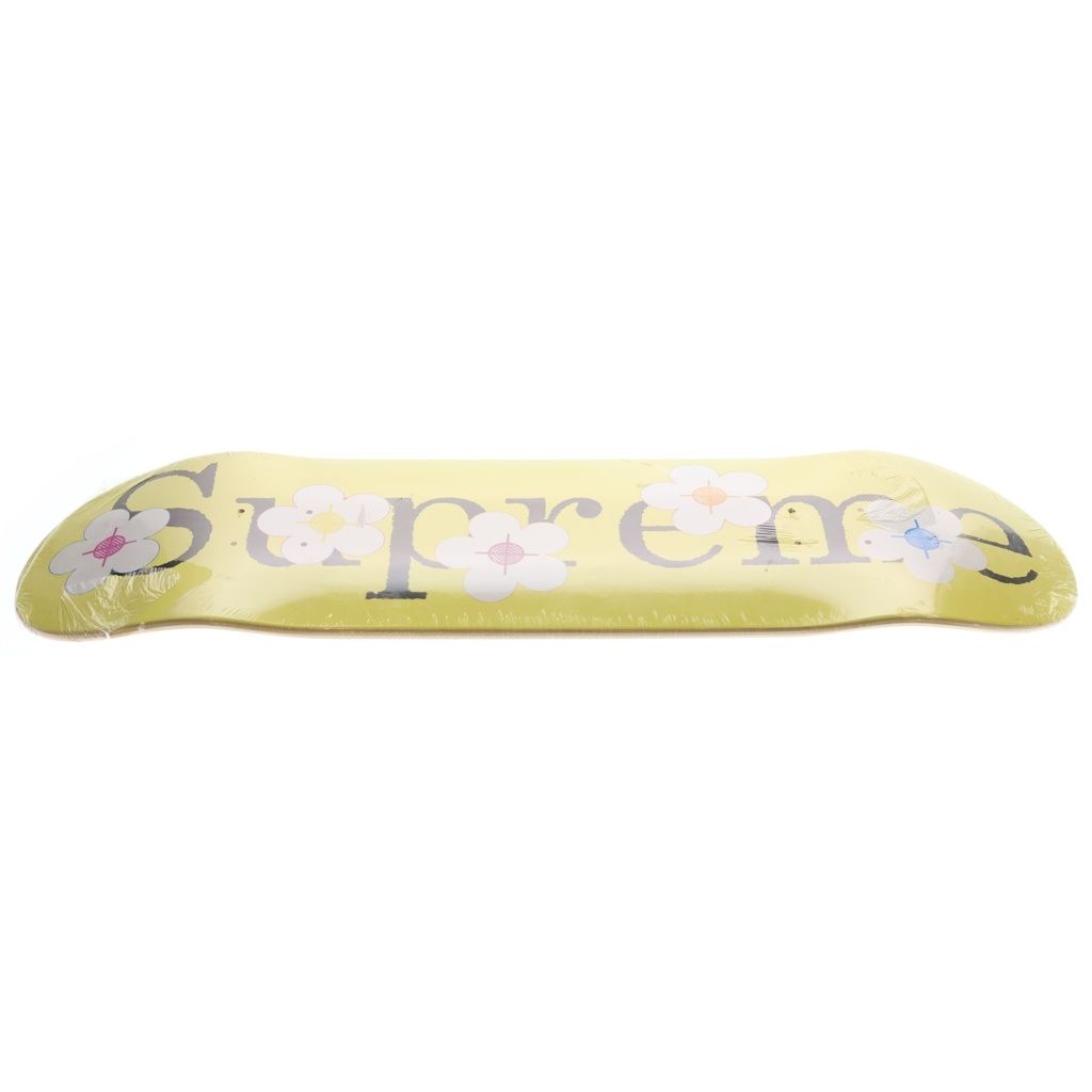 SUPREME (シュプリーム) 17SS Flowers Skateboard Deck フラワーズ スケートボードデッキ イエロー