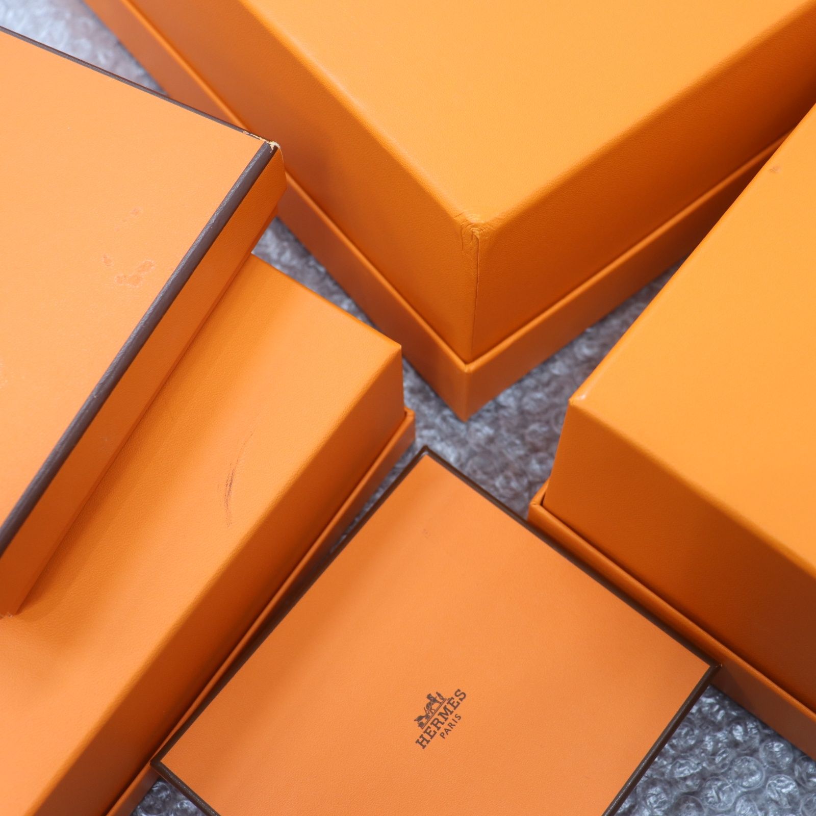 ITHZ4FIWB1R4 HERMES エルメス BOX 純正 紙袋 オレンジ 空き箱