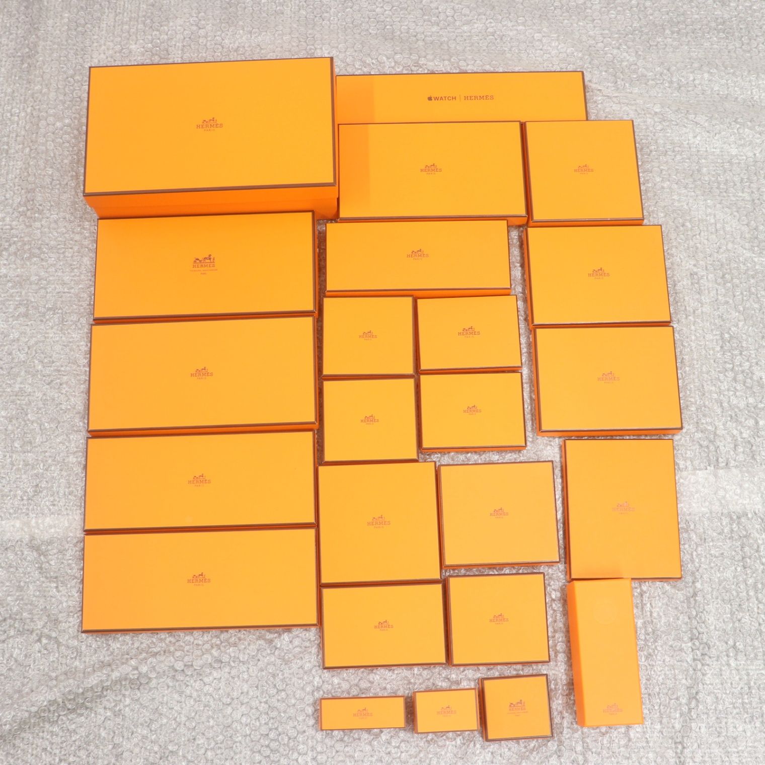 ITHZ4FIWB1R4 HERMES エルメス BOX 純正 紙袋 オレンジ 空き箱