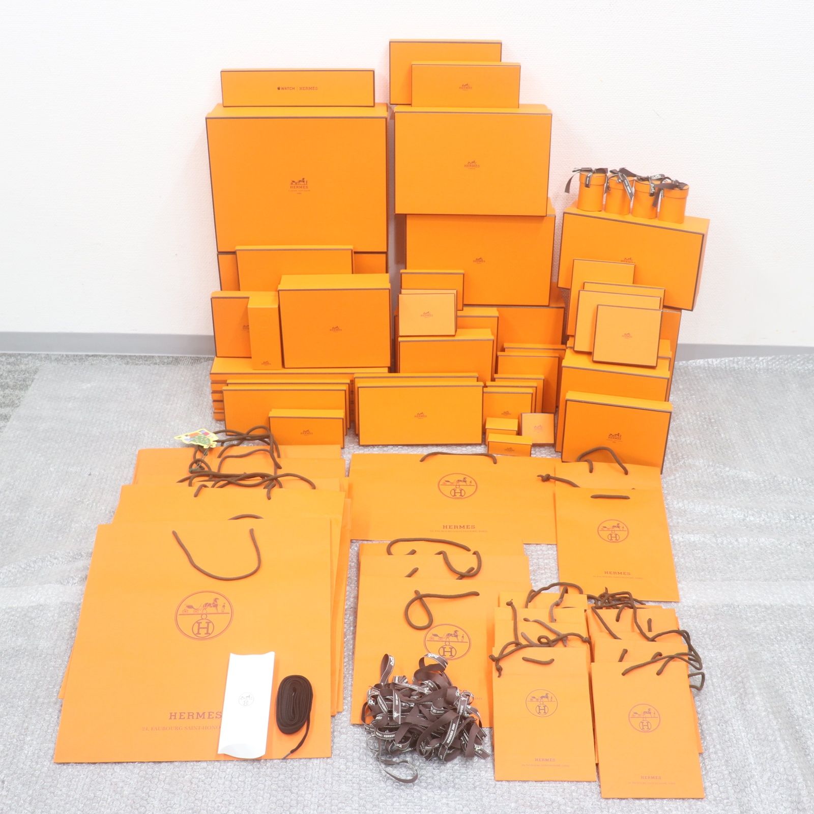 HERMES ショッパー・ボックスセット HERMES - 【お値下げしました】HERMES オンライン 梱包箱 ショッパー