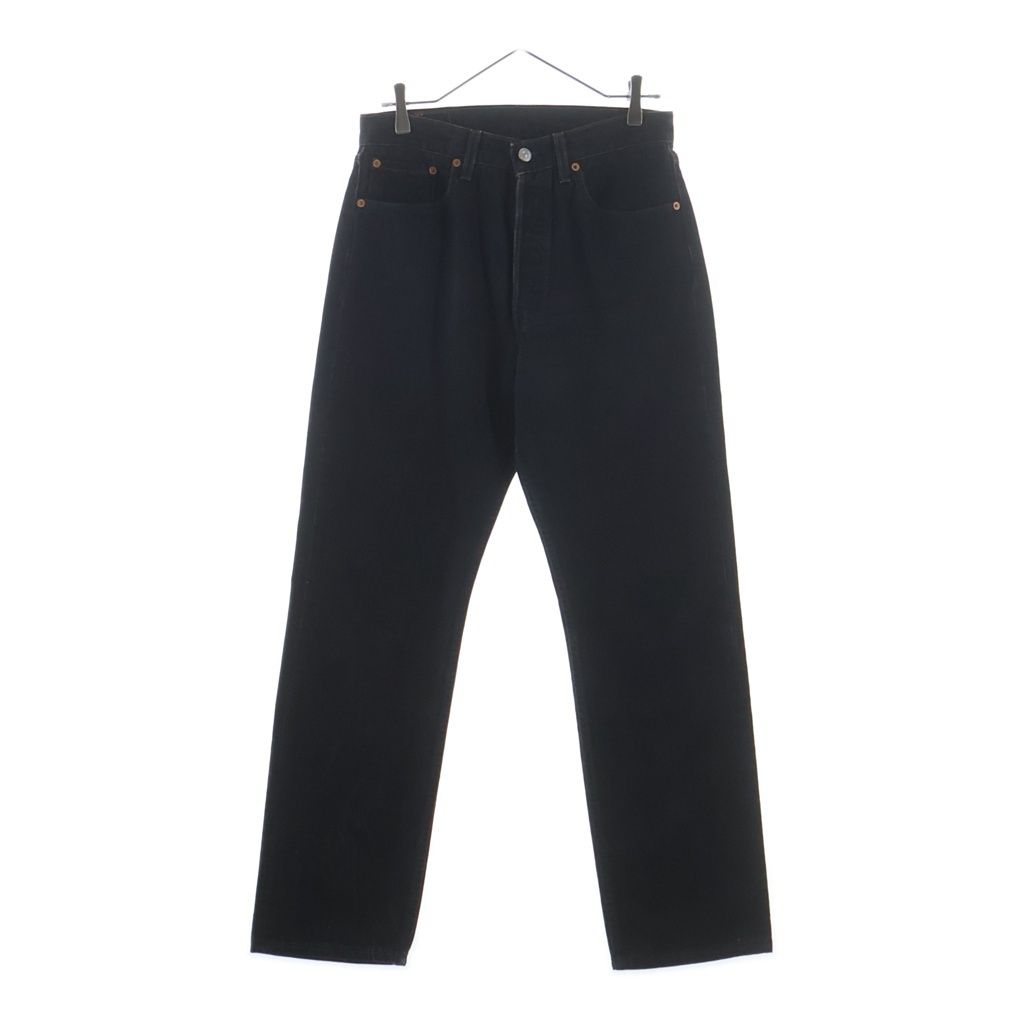 Levi's (リーバイス) 90S FOR WOMEN 後染め ボタン裏刻印544 レジスターR デニム パンツ ブラック