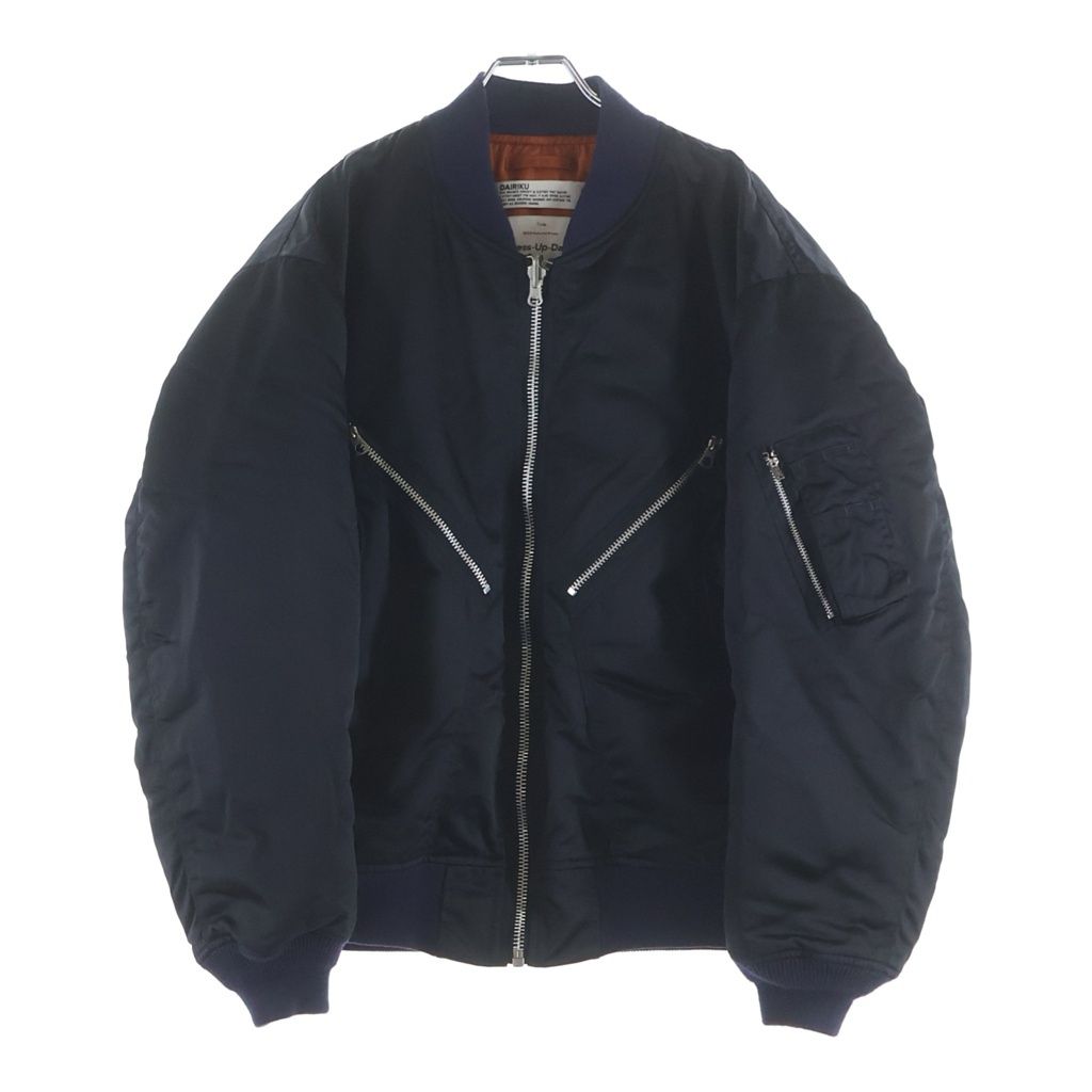 DAIRIKU (ダイリク) 23AW TWRRI FLIGHT JACKET テリーフライトジャケット MA-1 ブルゾン ブラック