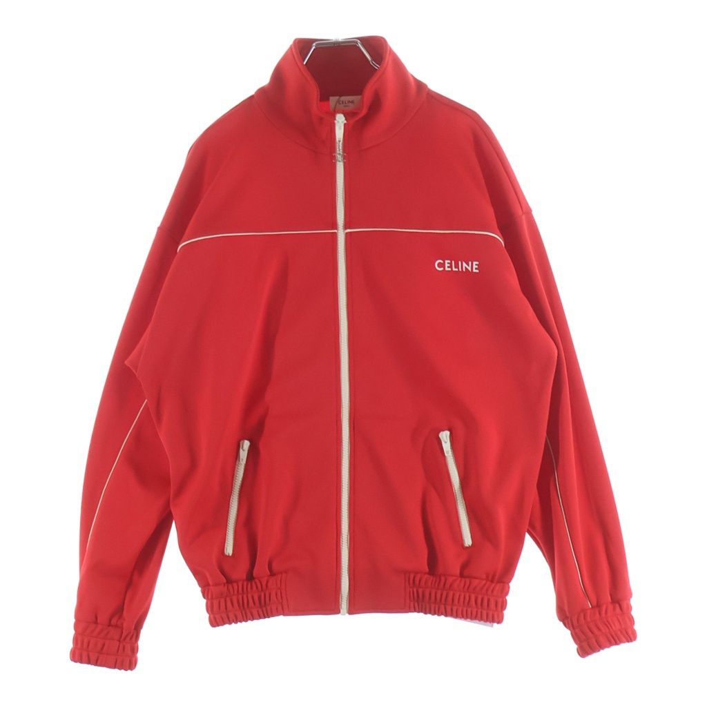 CELINE (セリーヌ) 22SS フロントロゴ ジップアップトラックジャケット レッド 2Y654121O