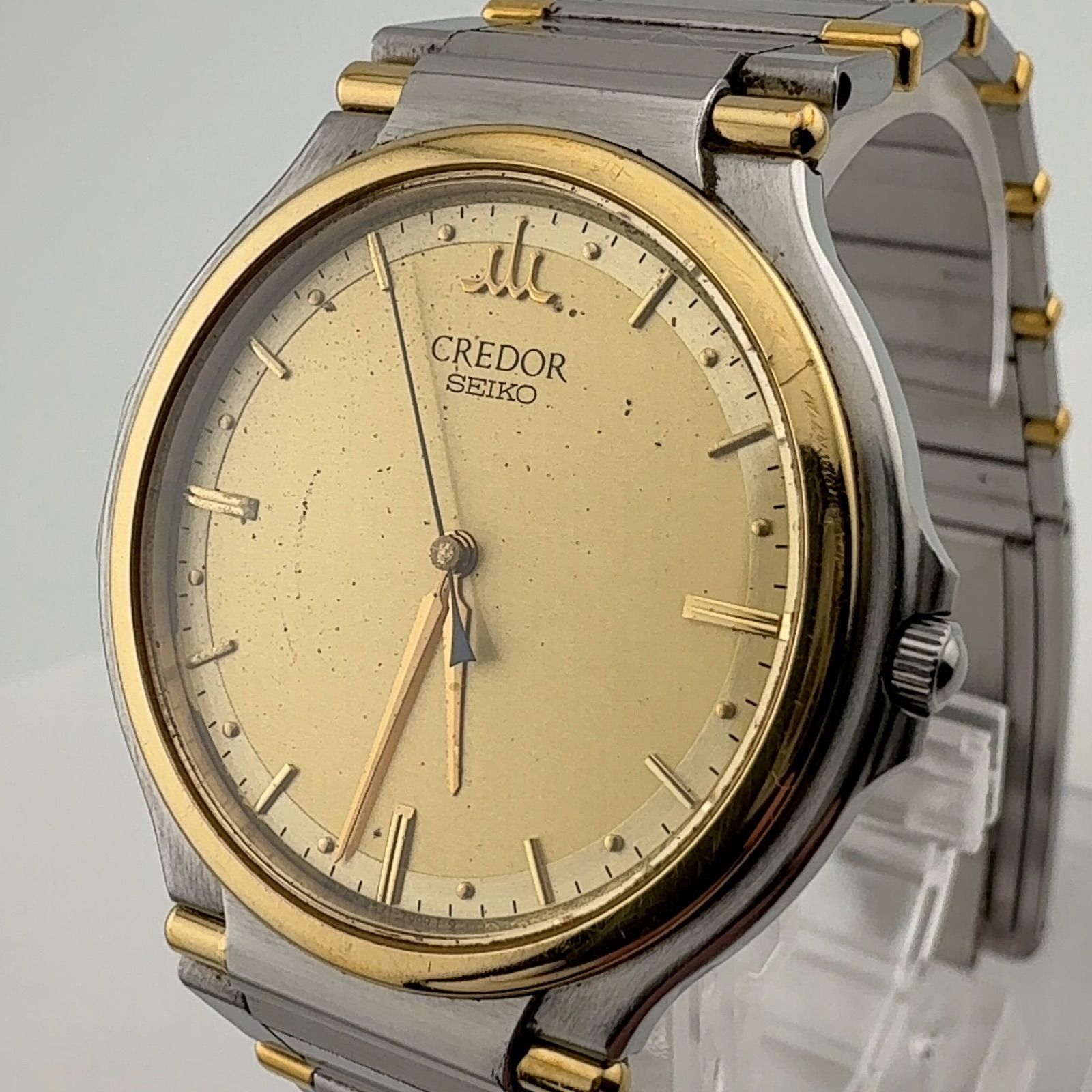 SEIKO 9571-7000 セイコー 22K SGP CREDOR クレドール メンズ クォーツ 
