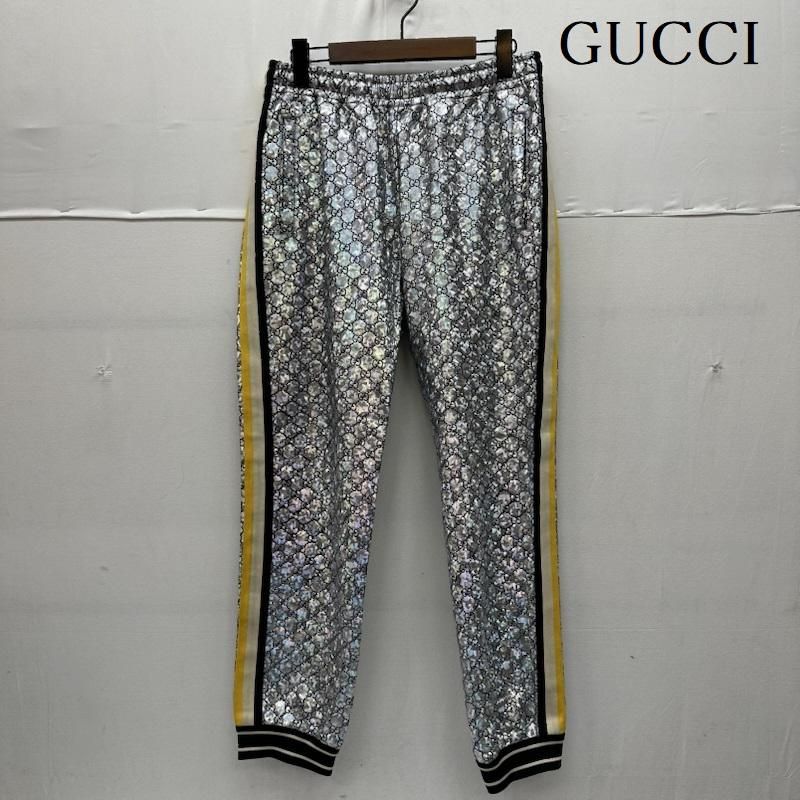 グッチ ラミネート スパークリング GGロゴ ジャージ パンツ 546902 メンズ S ISItems【USED】【古着】【中古】50158864