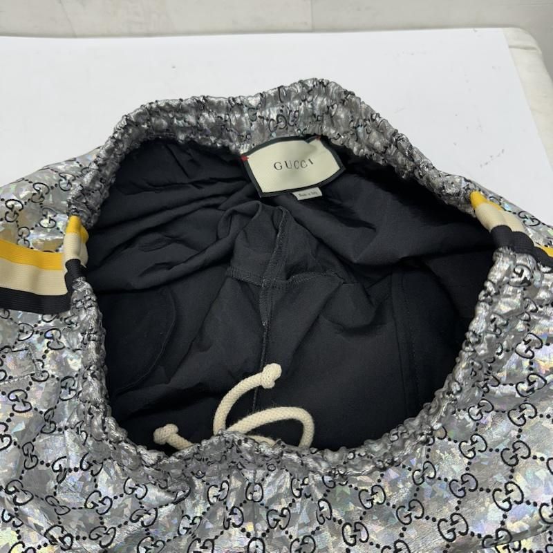 グッチ ラミネート スパークリング GGロゴ ジャージ パンツ 546902 メンズ S ISItems【USED】【古着】【中古】50158864 グッチ ラミネート スパークリング GGロゴ ジャージ パンツ 546902 メンズ S ISItems【USED】【古着】【中古】50158864