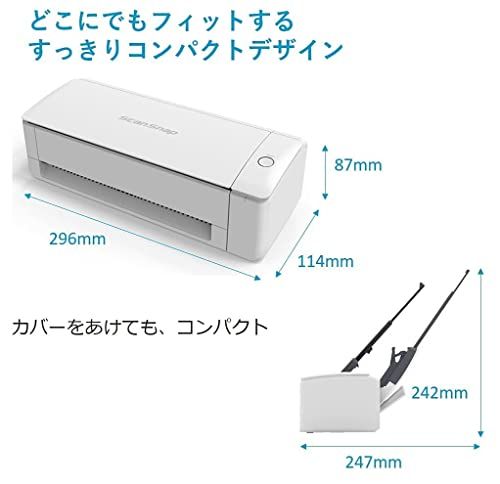リコー PFU ドキュメントスキャナー ScanSnap iX1300 (最新/高速毎分30枚/両面読取/Uターンスキャン・リターン スキャン対応/Wi-Fi対応/USB接続/コンパクト/書類/レシート/名刺/写真) (Black)t リコー PFU ドキュメントスキャナー ScanSnap iX1300 (最新/高速毎分30枚/両面読取/Uターンスキャン・リターン スキャン対応/Wi-Fi対応/USB接続/コンパクト/書類/レシート/名刺/写真) (Black)t
