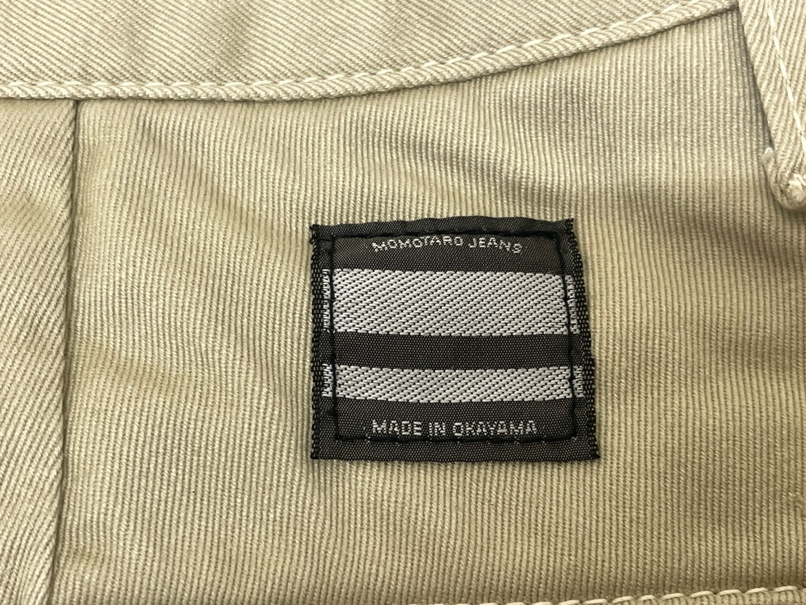 桃太郎ジーンズ (モモタロウジーンズ) MOMOTARO JEANS ハイカウントウエストポイントトラウザー チノワークパンツ 4160SP 34 ベージュ メンズ/028 桃太郎ジーンズ (モモタロウジーンズ) MOMOTARO JEANS ハイカウントウエストポイントトラウザー チノワークパンツ 4160SP 34 ベージュ メンズ/028