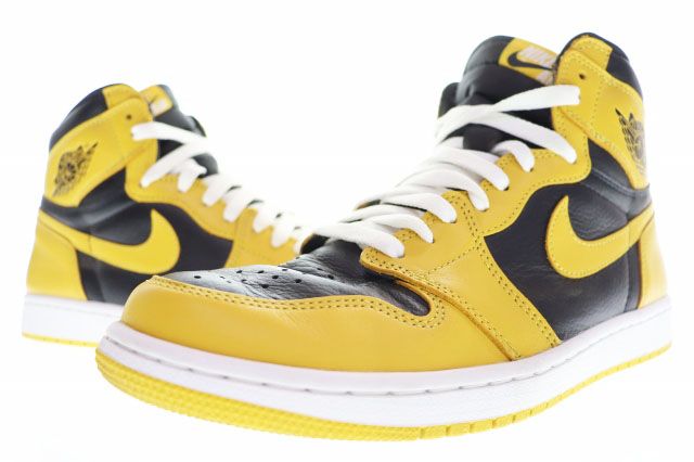 ナイキ NIKE AIR JORDAN 1 RETRO HIGH OG POLLEN YELLOW 28cm 555088-701 AJ1 エア ジョーダン レトロ ハイ パラン イエロー 黃 【ブランド古着ベクトル】【中古】 ▲■260505