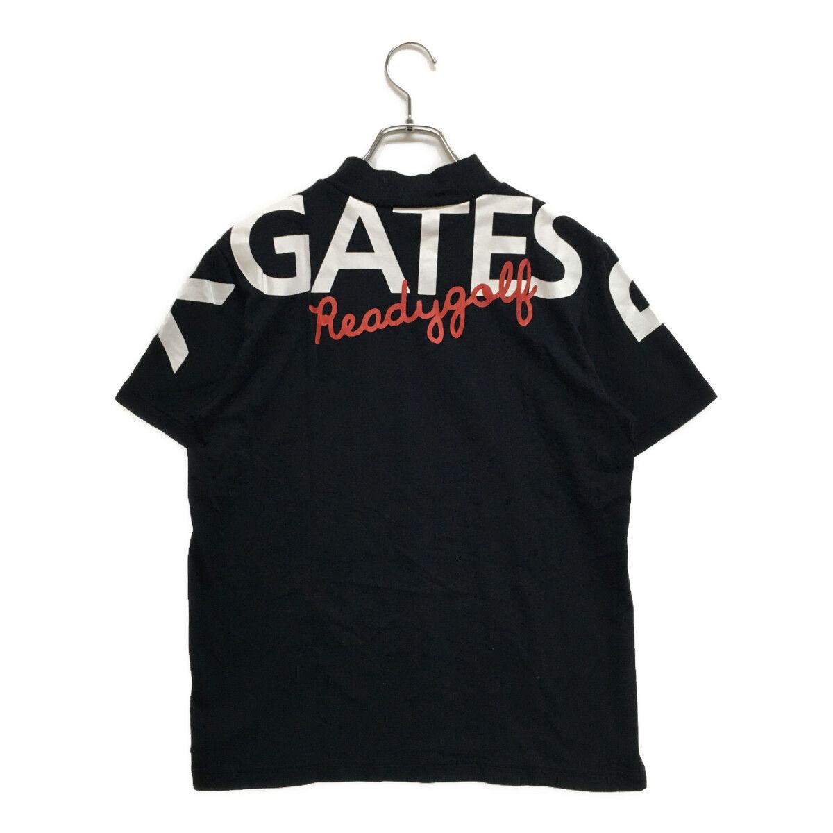 メンズ パーリーゲイツ PEARLY GATES 半袖シャツ 4(M) 紺 ネイビー 