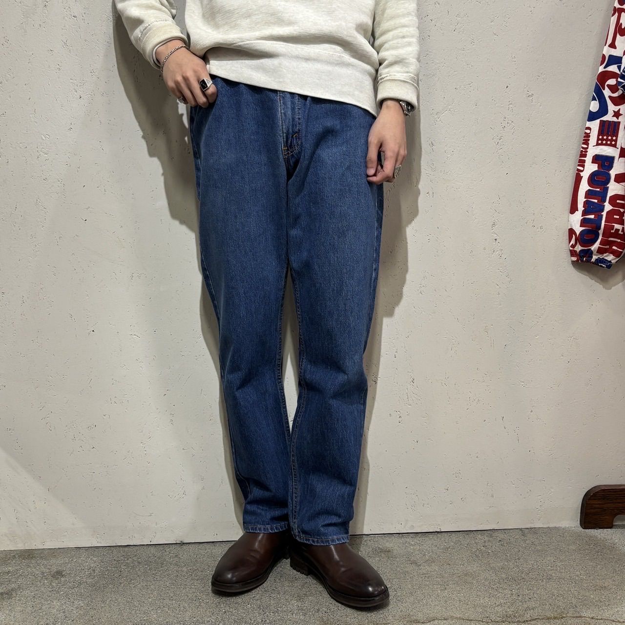 【Levi's】94s 505 Blue Jeans Made in USA W35.5 L30 