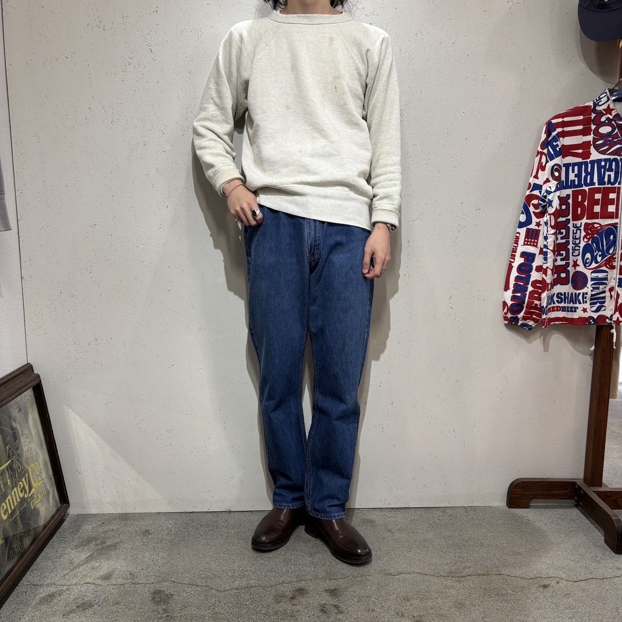【Levi's】94s 505 Blue Jeans Made in USA W35.5 L30 