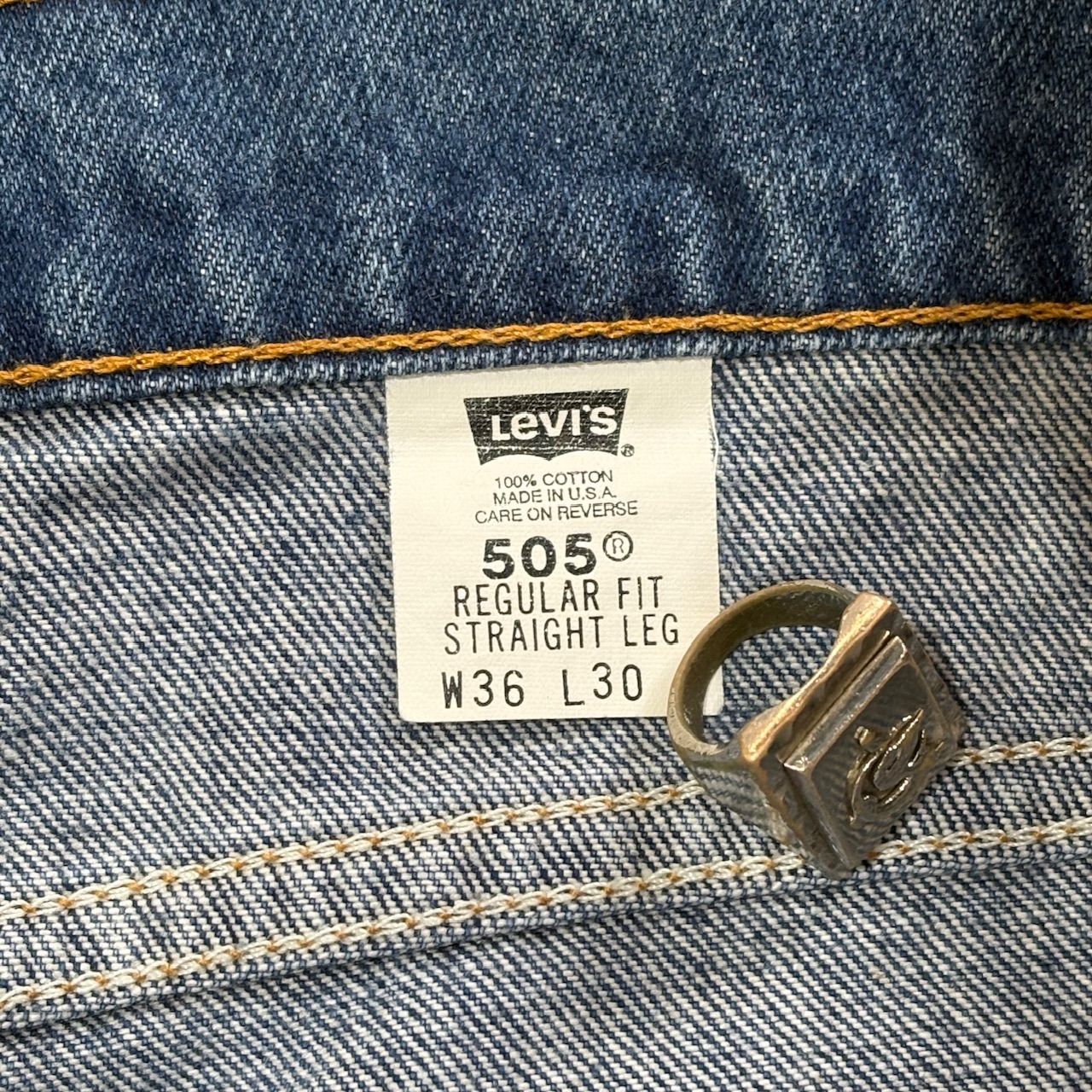 【Levi's】94s 505 Blue Jeans Made in USA W35.5 L30 