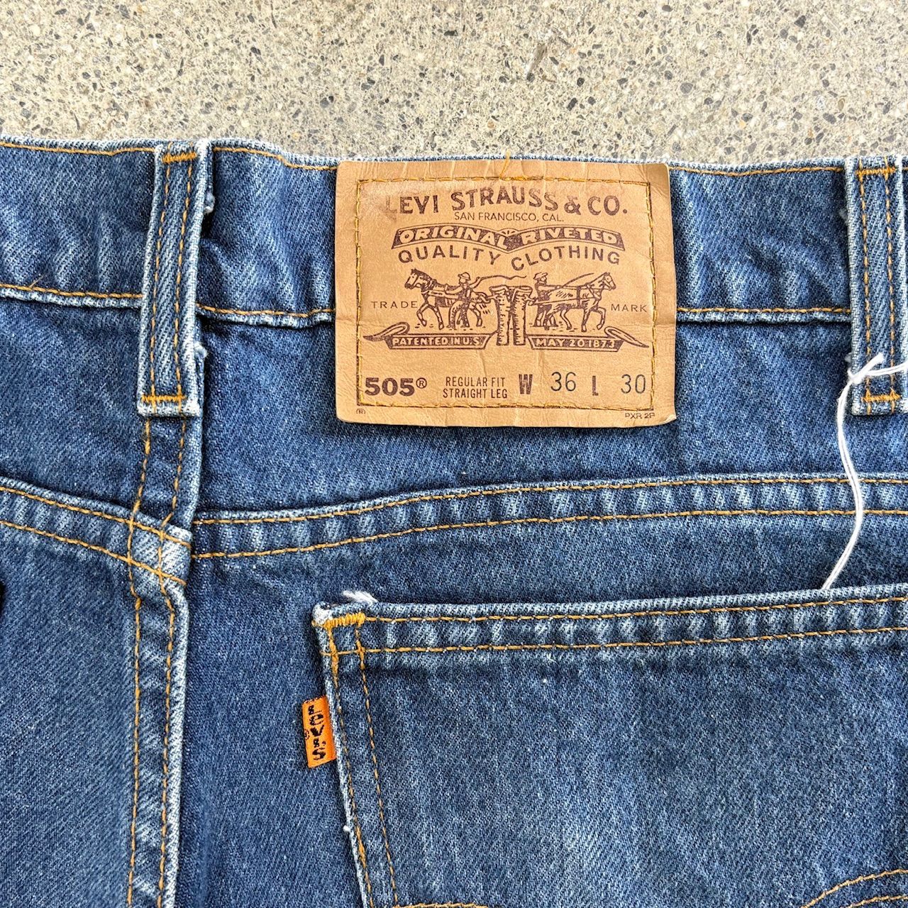 【Levi's】94s 505 Blue Jeans Made in USA W35.5 L30 