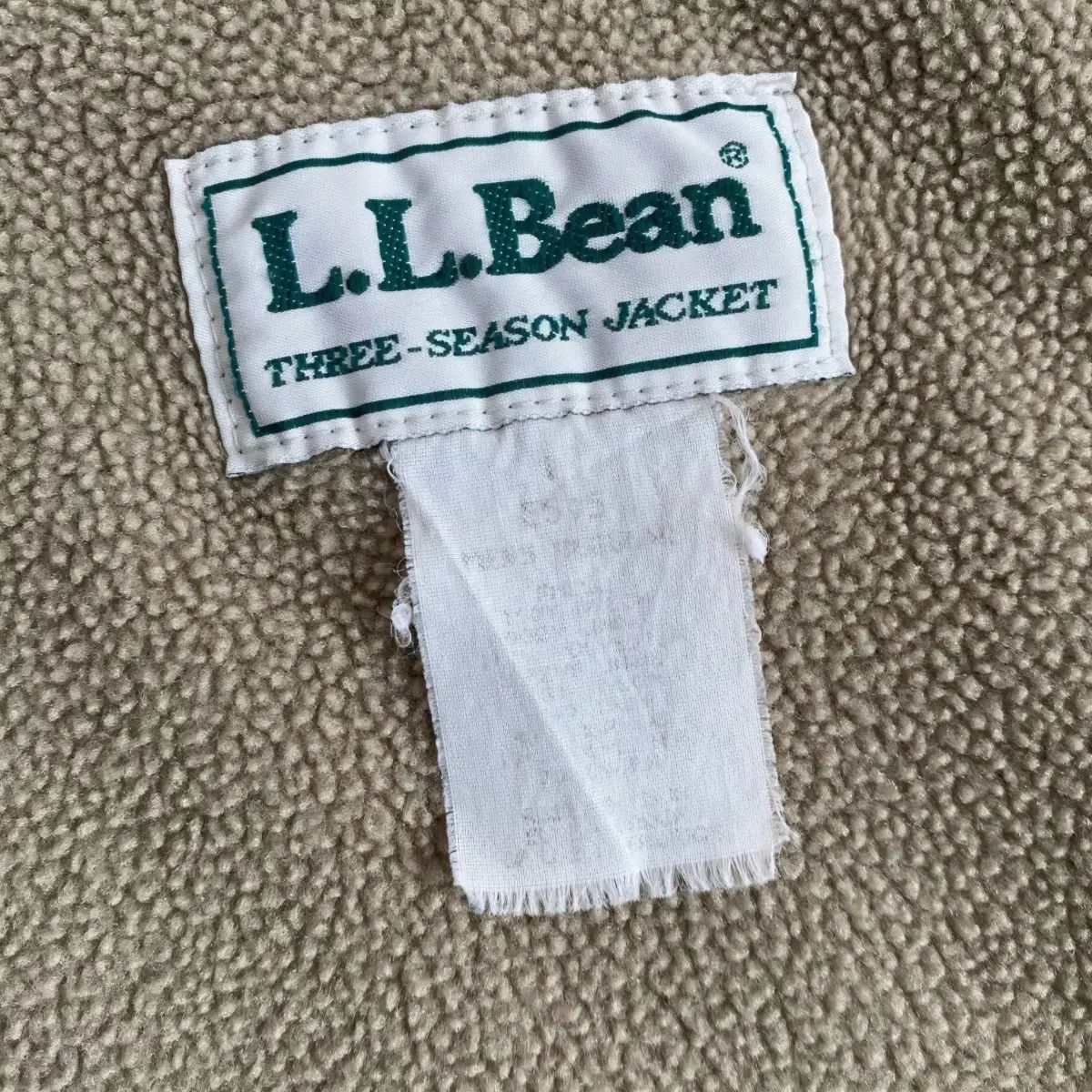 L L Bean フリース裏地付きスリーシーズンジャケット