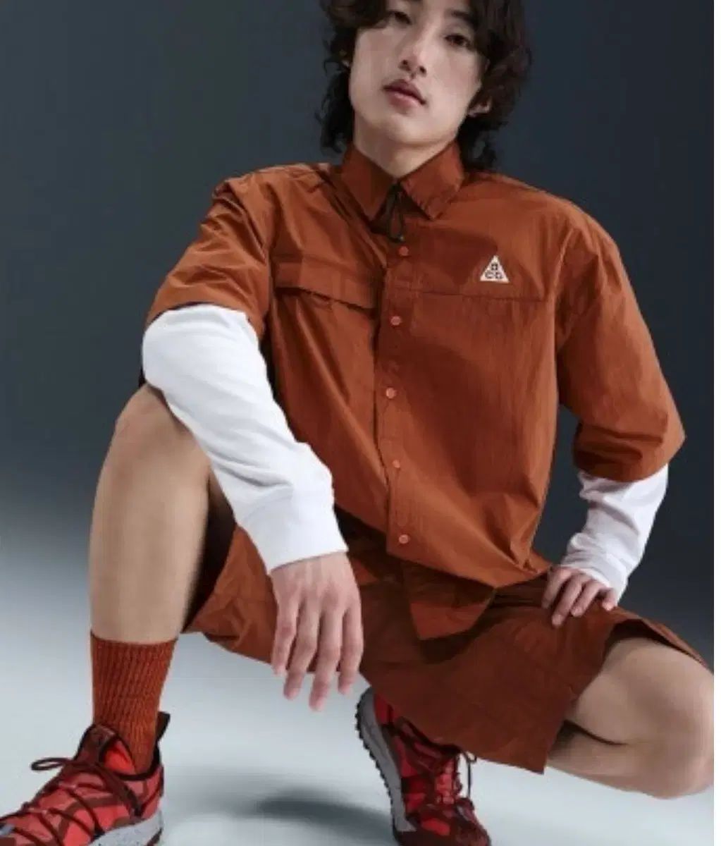 ナイキ ACG ブラウン 半袖シャツ ナイキ ACG ブラウン 半袖シャツ