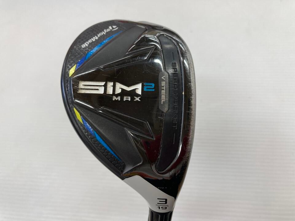 テーラーメイド　SIM2 MAX　19度　ツアーAD HY-95　Sフレックス　ユーティリティ　中古【最短即日発送】