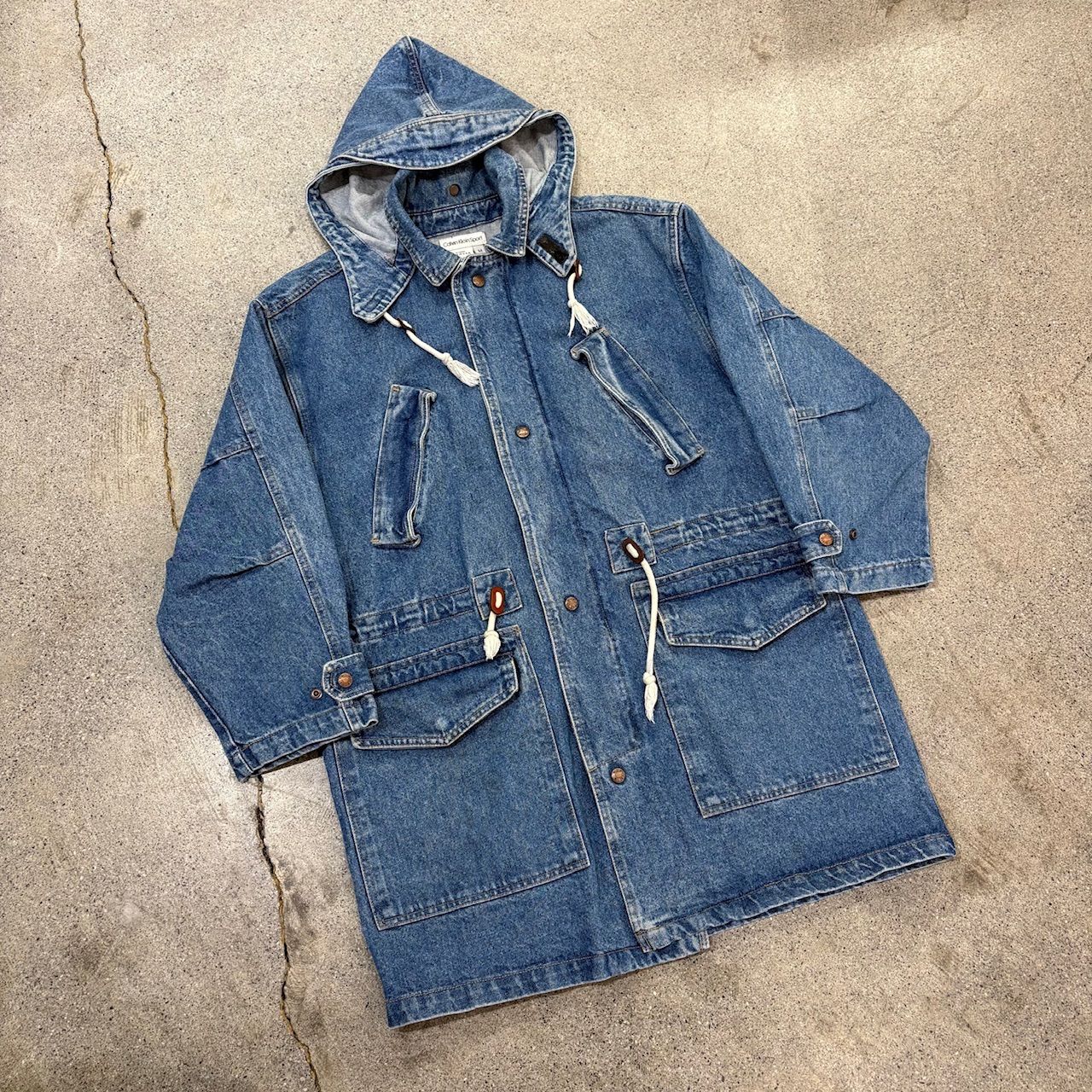 【calvin klein】80s〜 Denim Mountain Parka 