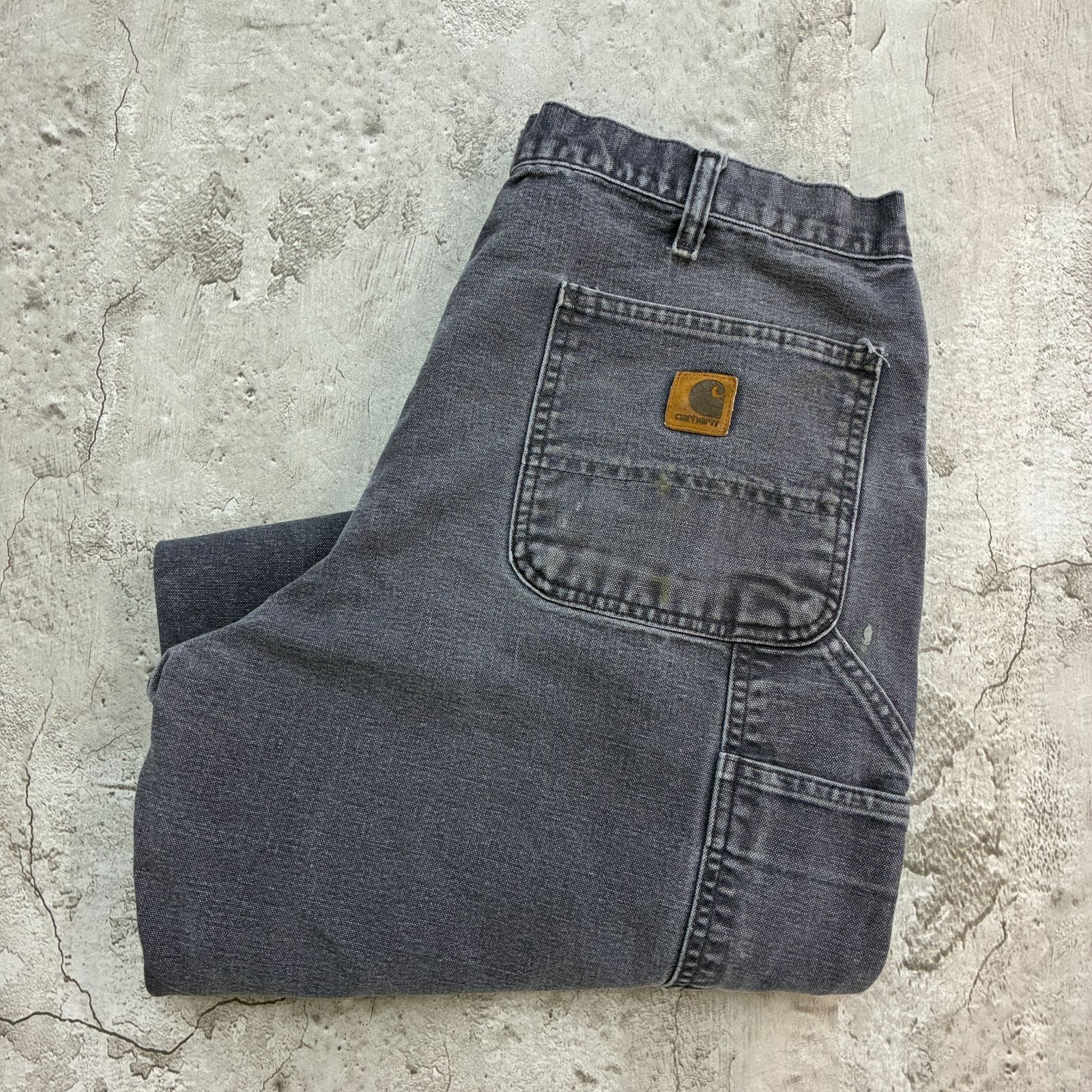 レアカラー　PTB　00s　Carhartt　ダックペインターパンツ　B11　ワークパンツ　W35　古着