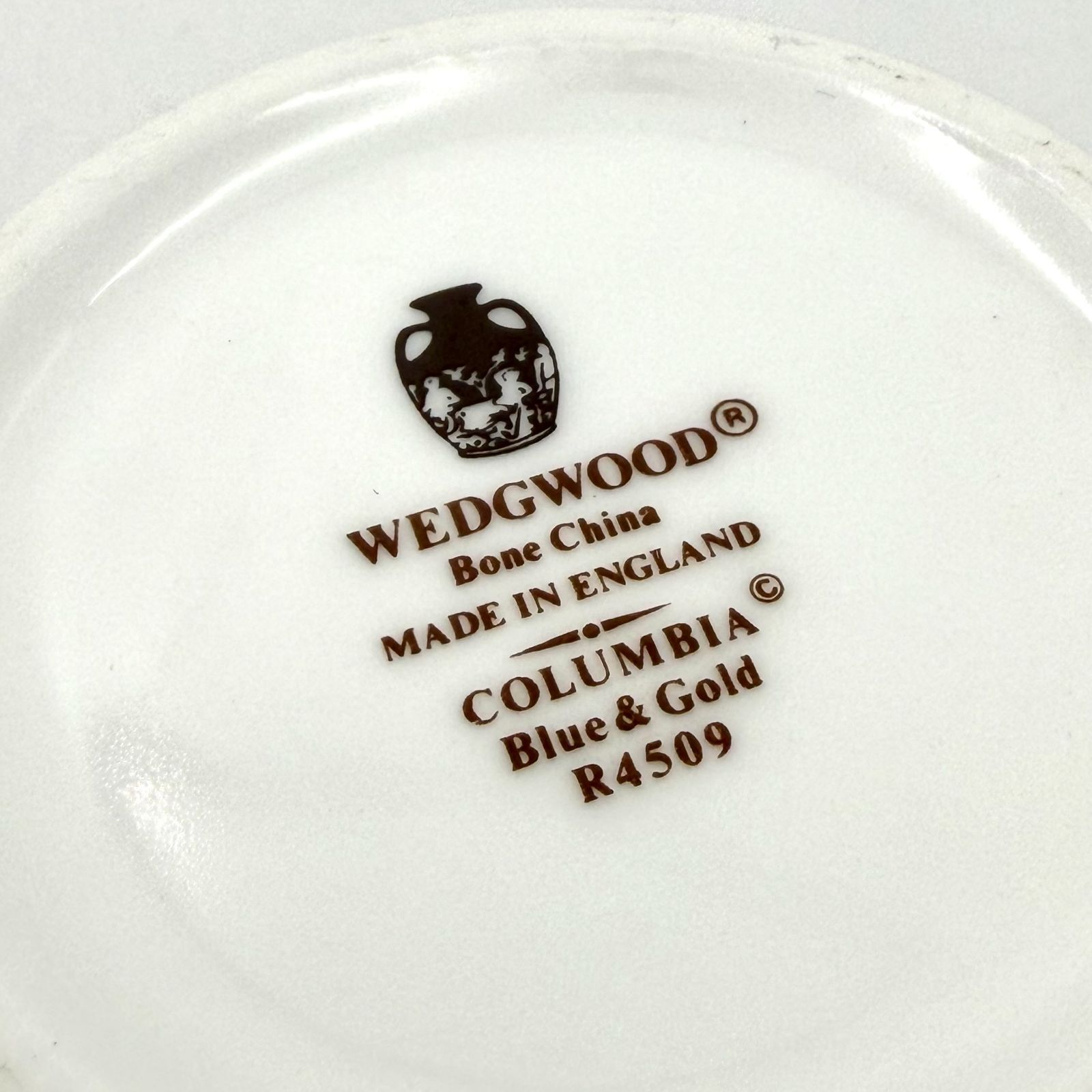 WEDGWOOD ウェッジウッド コロンビア ブルー&ゴールド ティーポット 