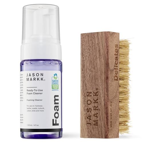 ジェイソンマーク Quick Clean Kit スニーカー クリーナー/シューズクリーナー 水不要 泡 洗剤 (本体118ml + 豚毛 ブラシ) スエード ヌバック 正規品 Jason Markk送料無料 f2a508e7