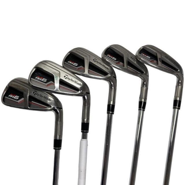 【中古】 テーラーメイド M6 6S アイアンセット IR RE-AX 85 STEEL (フレックスR) メンズ 男性用 右利き 右用 Cランク ゴルフクラブ